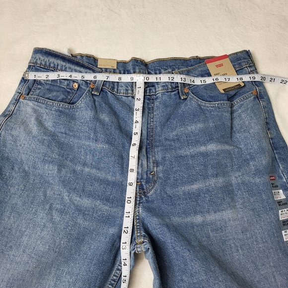 Levi's 550 Relaxed 40x36 Classic Blue Denim Jeans. Big And Tall With Stretch. - Picture 8 of 12